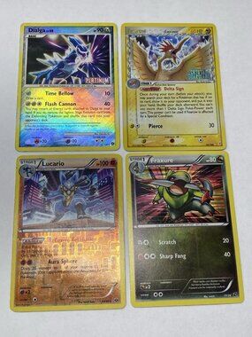 Pokemon Card Lot Fearow Delta Species Dialga Holo Lucario Reverse Fraxure Holo